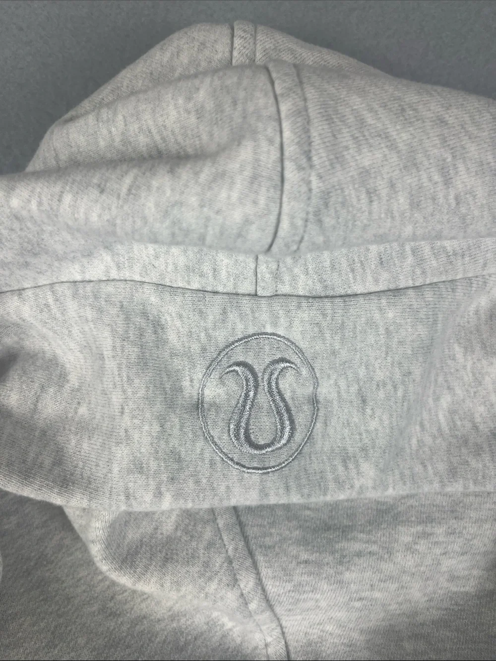 Lululemon Oversized Half-Zip heather gray scuba hoodie Size: XL/XXL